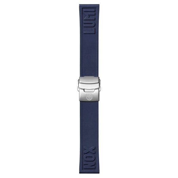 PREOWNED GOOD CONDITION LUMINOX 24MM CUT TO FIT BLUE STRAP BAND FPX.2406.40Q.K - Picture 1 of 1